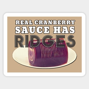 Thanksgiving Cranberry Sauce Ridges Sticker